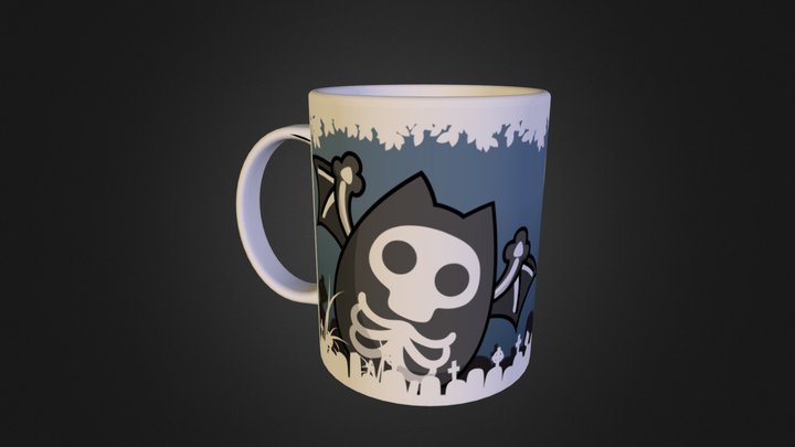 halloween_mug02.zip 3D Model