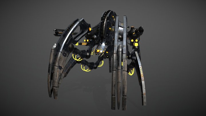 Necron Seraptek 3D Model