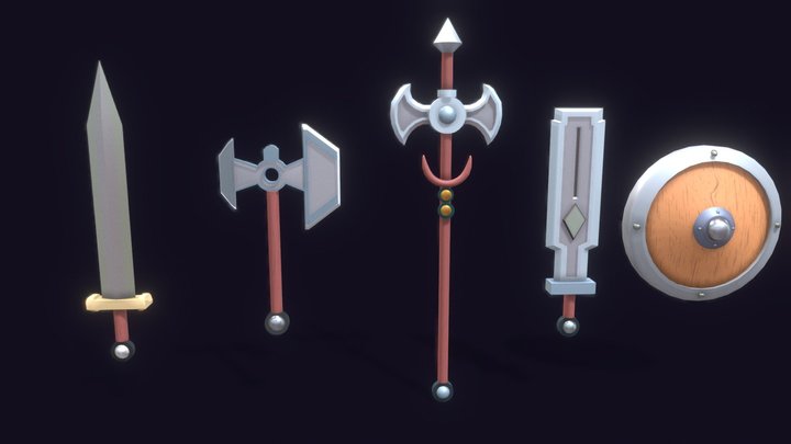 Epic Collection: 3D Medieval Weapons 3D Model