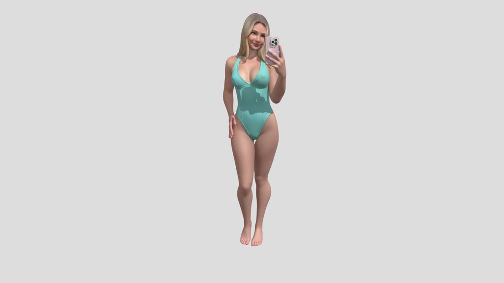 Swimsuit girl