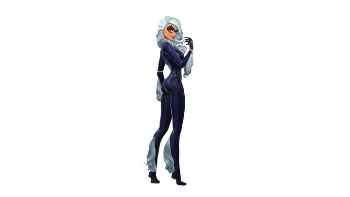 The Black Cat 3D Model