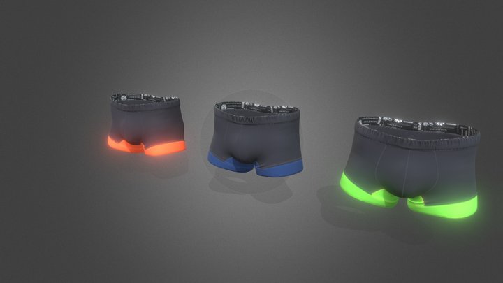 boxers 3D Model