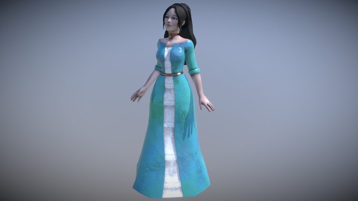 Kajsa Human 3D Model