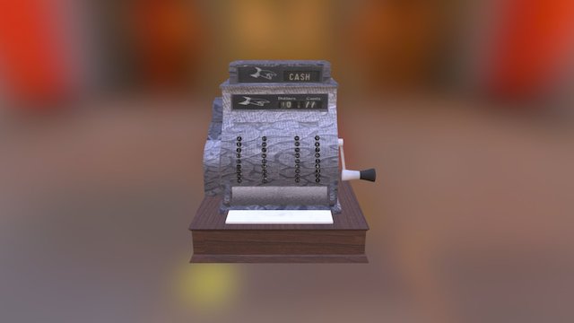 Cashier 3D Model