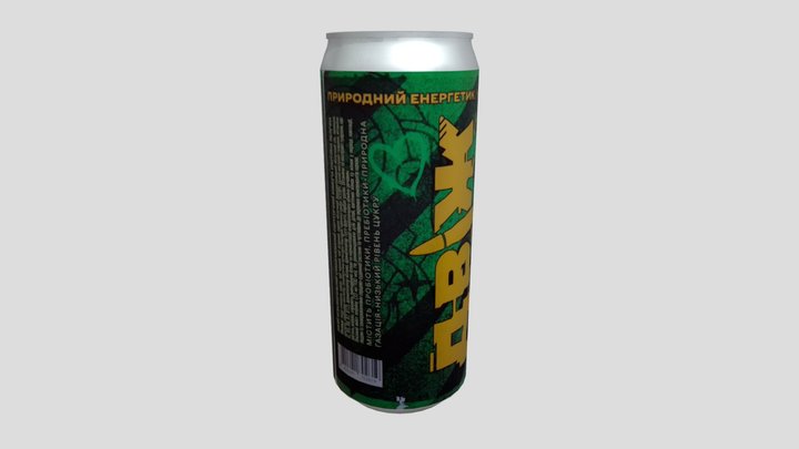 Energy drink Dvizh / Енергетик Двіж 3D Model