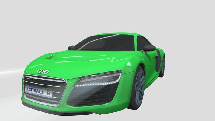audi r8 e-tron – Gratis 3D-model STL