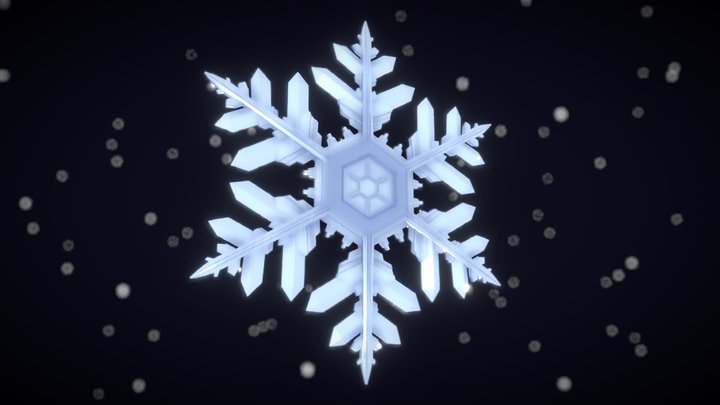 3December2018 Day17 - Snowflake 3D Model