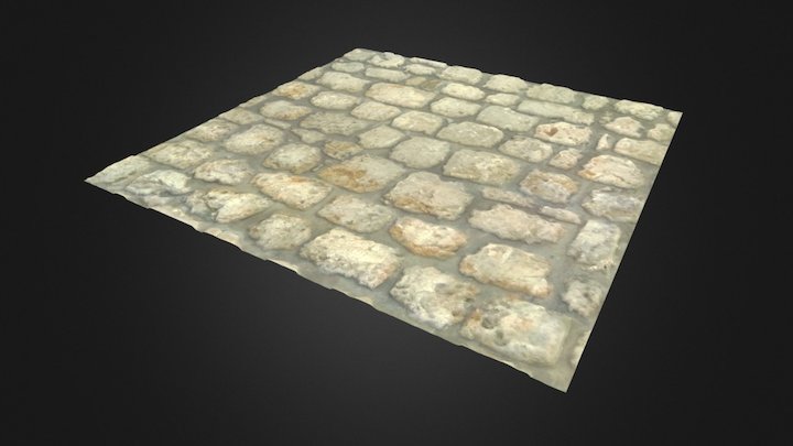 Old Stone Wall Texture 3D Model