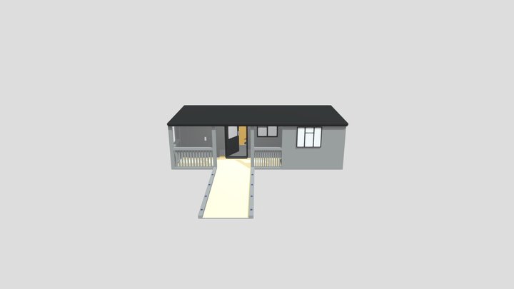 Outdoor Shed 3D Model