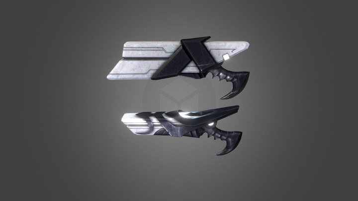 Lucian's guns 3D Model