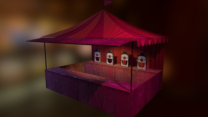 Carnival Booth 3D Model