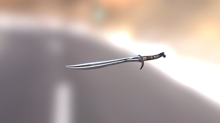 Elvish sword 3D Model
