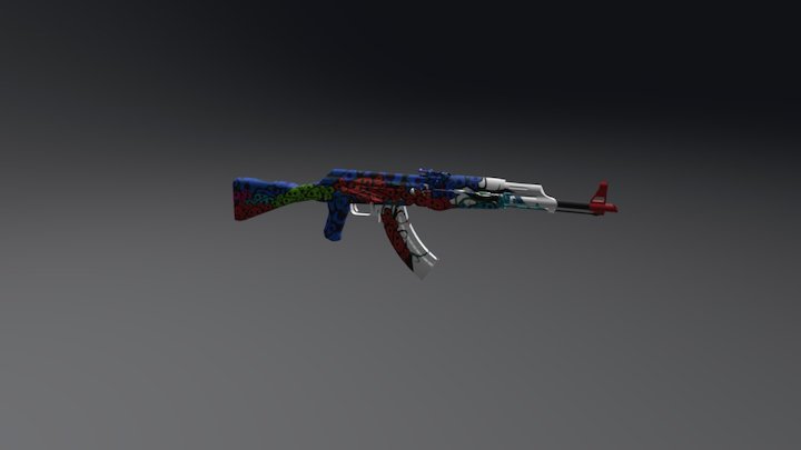 AK-47 VENOM 3D Model