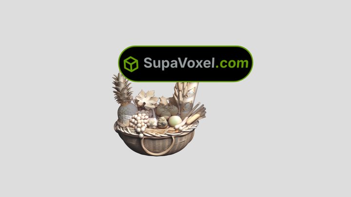 Carved Wooden Fruit - 3D AI Studio vs SupaVoxel