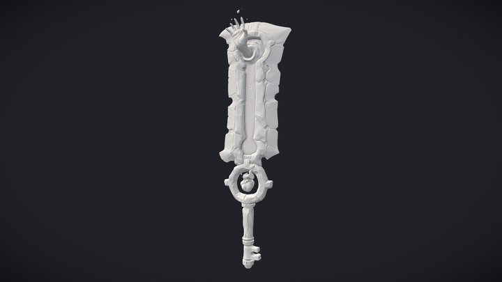 2GGP11 - Sculpting Asset - Banished Sword 3D Model