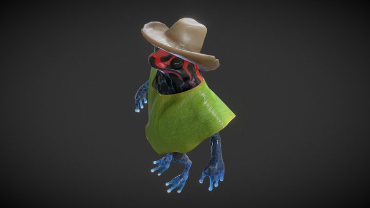 Frog Sketchfab - WIP 3D Model