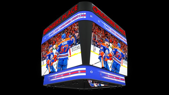 Rogers Place Jumbotron 3D Model
