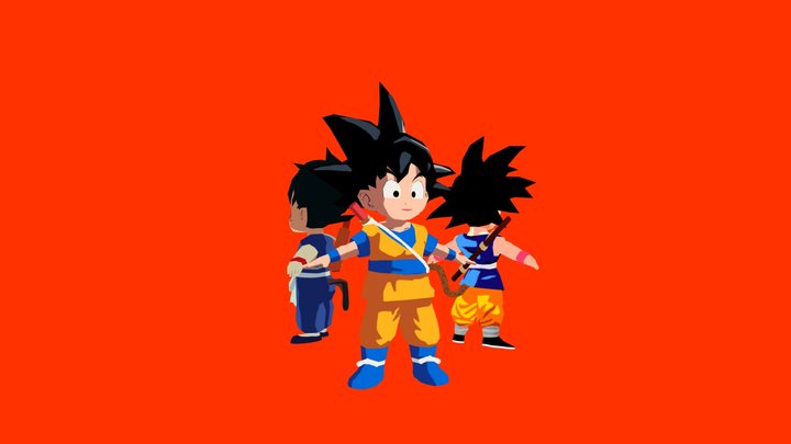 Goku 3D Model
