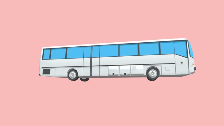 City bus 3d model free download 3D Model