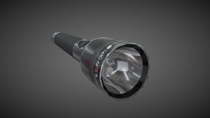 Mag Nite - Baton Style Flashlight 3D Model