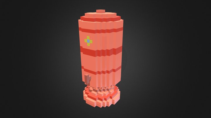 Brazilian Clay Water Filter 3D Model