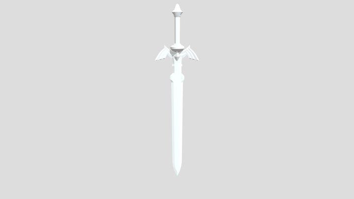 Master Sword 3D model updated 3D Model
