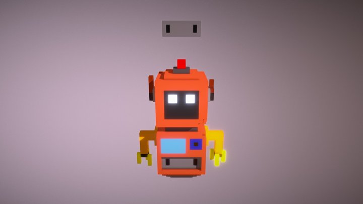 Fly old Robot 3D Model