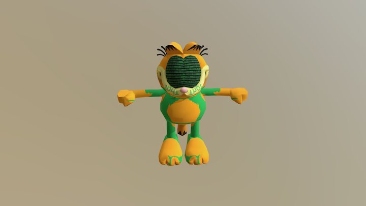 Garfield 3D Model