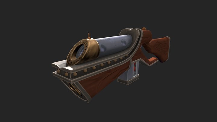 Dwarf's Shotgun 3D Model