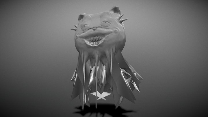 Corrupted Eldritch Garfield 3D Model