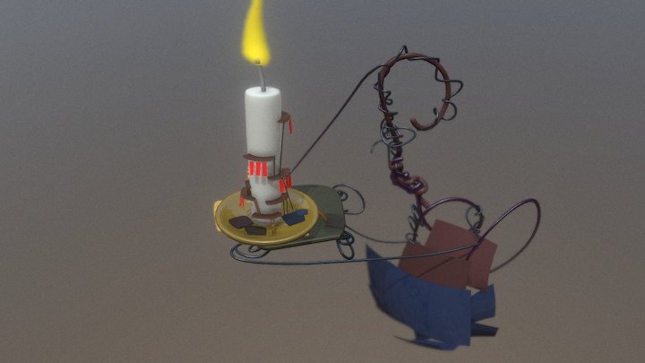 kerze 3D Model