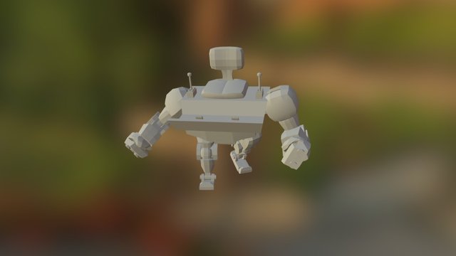 Punch Mech 3D Model