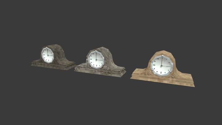 [PSX] Classic Clocks 3D Model