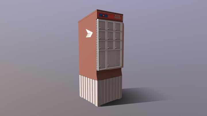 Canada Post Mailbox 3D Model