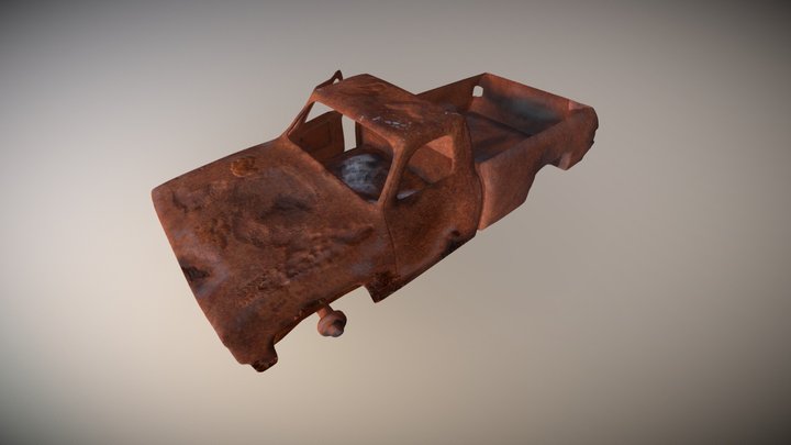 Rusted Car-sub2 3D Model