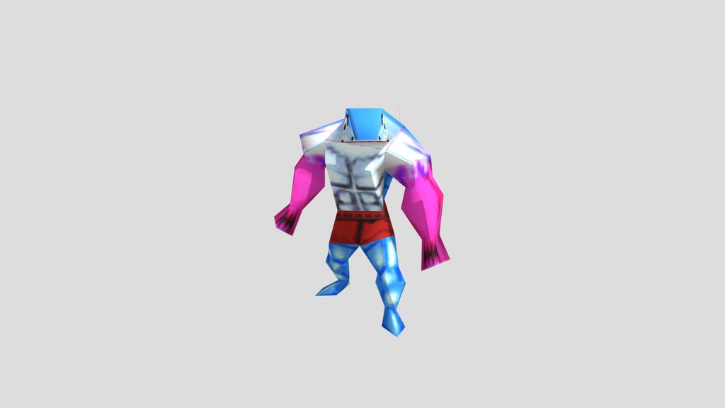 SharkMan Block - SpongeBob SuperSponge