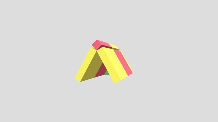 Нора треугольная 3D Model