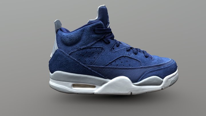 Jordan Blue Suede Gym Shoes