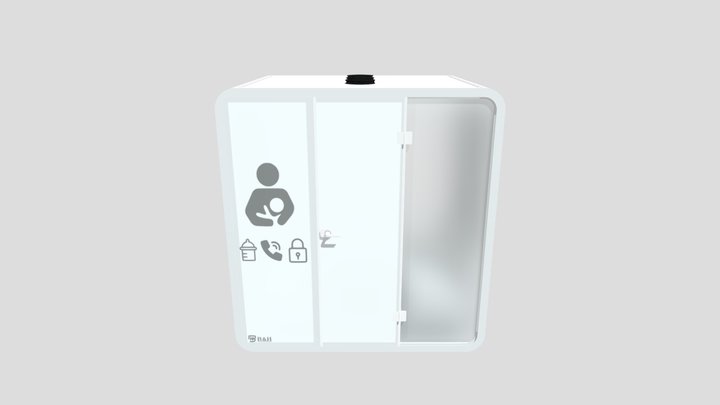 Duo Lactation Pod | Breastfeeding Pods 3D Model