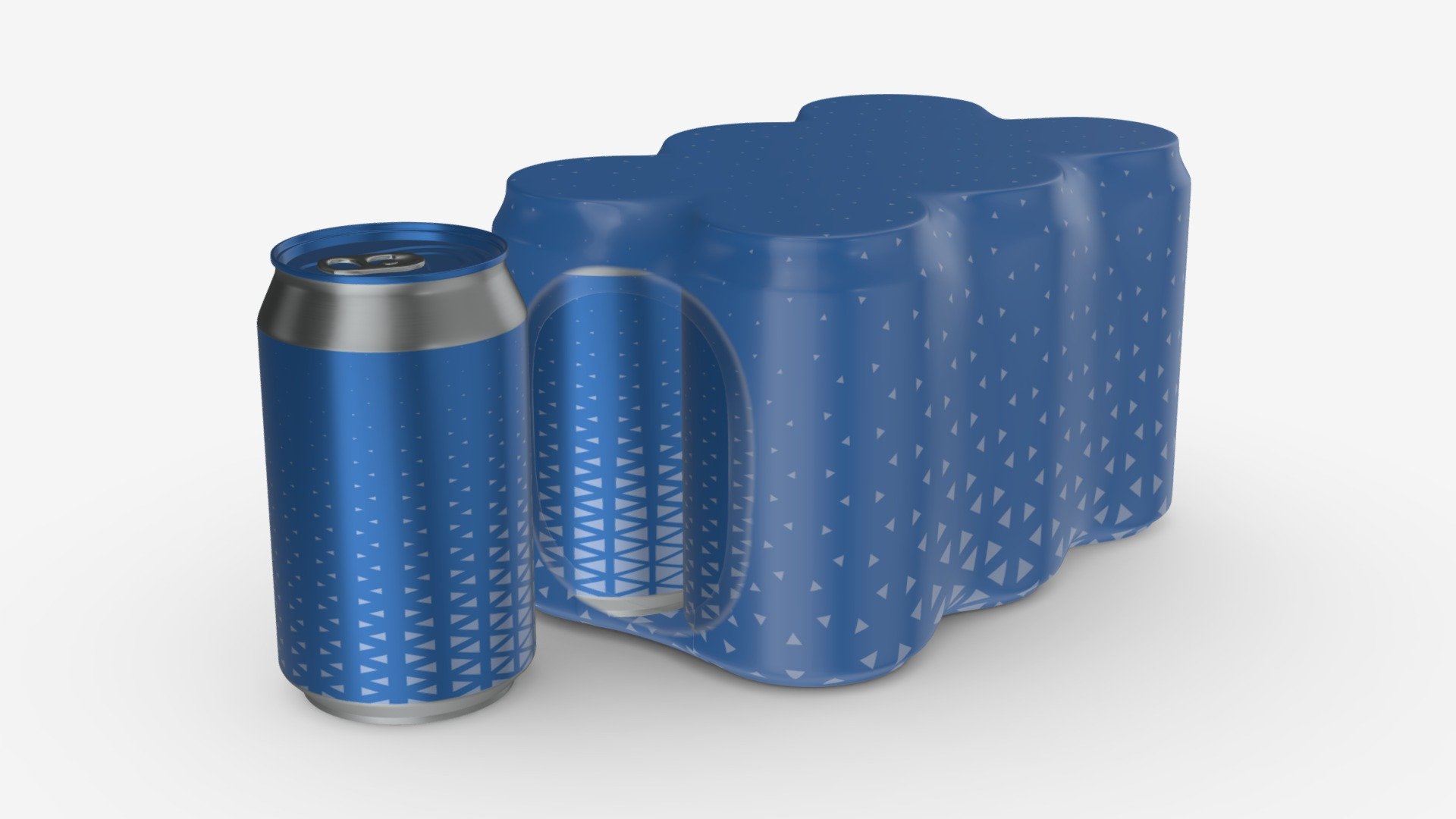 Packaging for 330 ml six beer soda cans