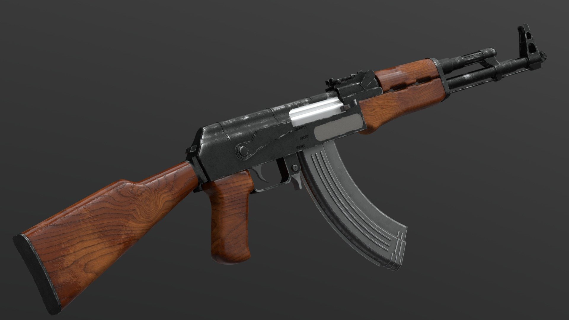 Ak47 - Download Free 3d Model By Malakai Gregory (@malakaigregory1 