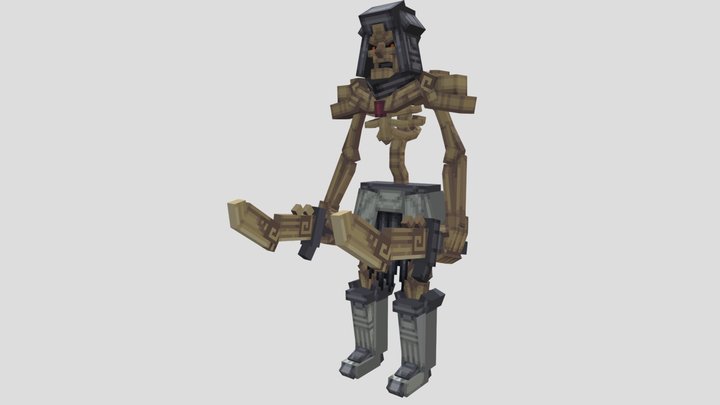 Skeleton Assassin 3D Model