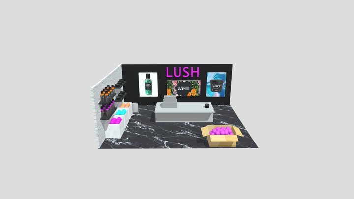 Tienda LUSH 3D Model