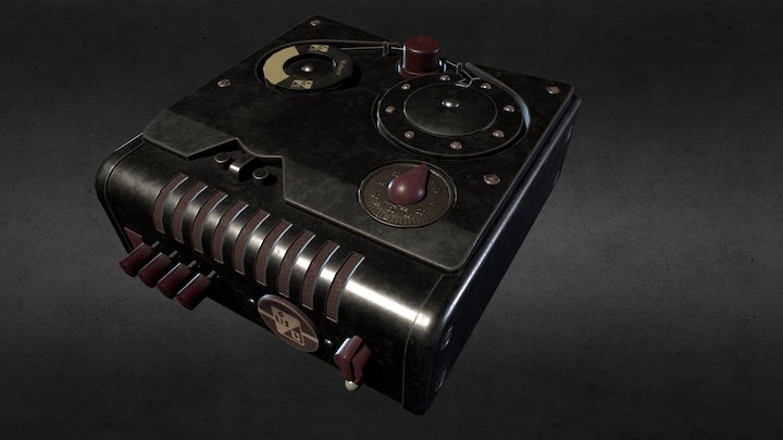 Wire Recorder 3D Model
