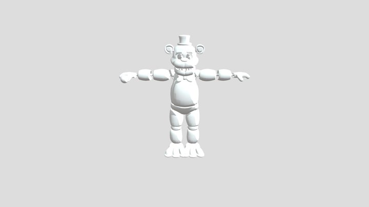 Freddy Rigged from Five Nights at Freddys VR 3D Model