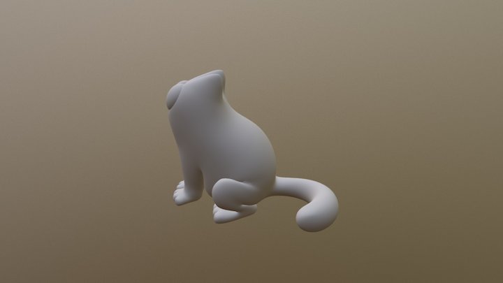 Simons Cat Export 3D Model