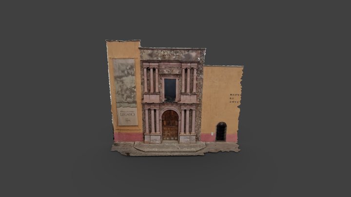 Fachada de museo manuel felguerez 3D Model
