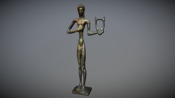 Small Greek statue 3D Model