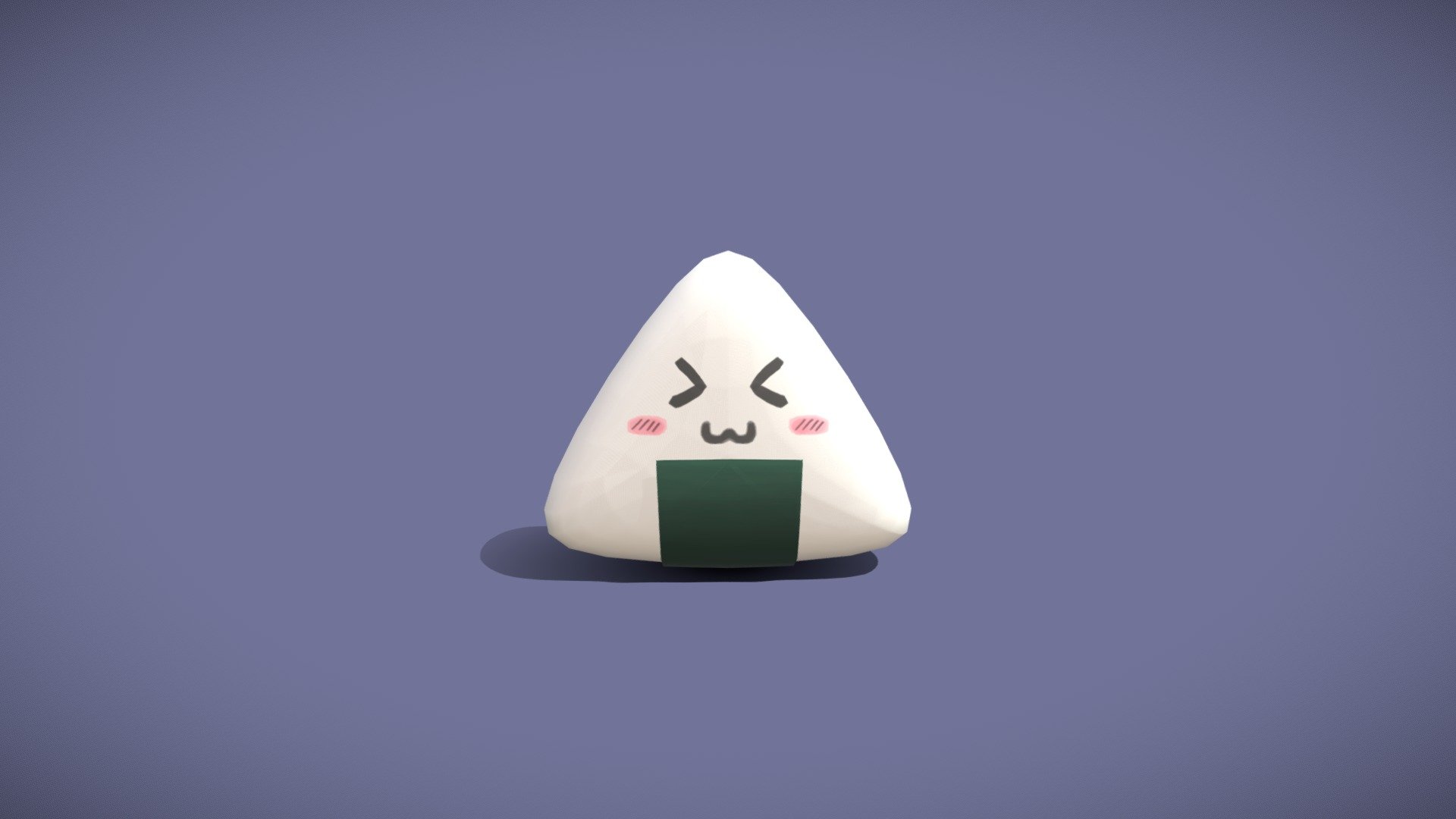 Cartoon Onigiri Buy Royalty Free 3d Model By Sofia Campoy Sofiacampoy [9a6063b] Sketchfab