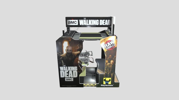 Walking dead arcade game 3D Model